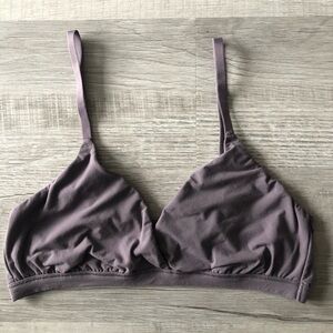 Auden Wireless Bralette - Dusty Mauve. Large